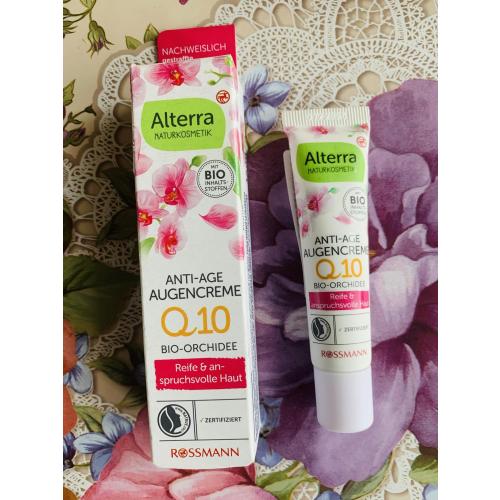 Alterra Anti-Age Augencreme, Bio-Orchidee (Przeciwzmarszczkowy krem pod oczy, `Orchidea` (nowa wersja)) - opinie | zdjęcie do recenzji od IwonaTeresaMaria