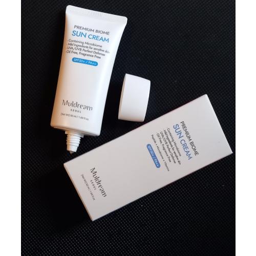 Muldream Premium Biome Sun Cream SPF50+/PA++ (Krem z filtrem) - opinie | zdjęcie do recenzji od kasia489 - 2