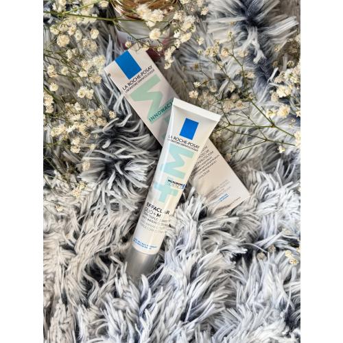 La Roche-Posay Effaclar Duo+M, Krem o potrójnym działaniu przeciw niedoskonałościom dla skóry skłonnej do trądziku - opinie | zdjęcie do recenzji od sweet_pink_flamingo