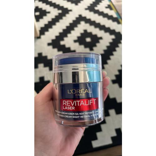 L'Oreal Paris Revitalift Laser, Pressed Cream, Krem na noc Retinol i Niacynamid - opinie | zdjęcie do recenzji od somethingnew13