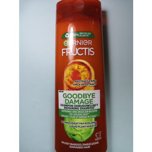 Garnier Fructis, Goodbye Damage, Szampon odbudowujący do włosów bardzo zniszczonych (nowa formuła) - opinie | zdjęcie do recenzji od MonikaCz89