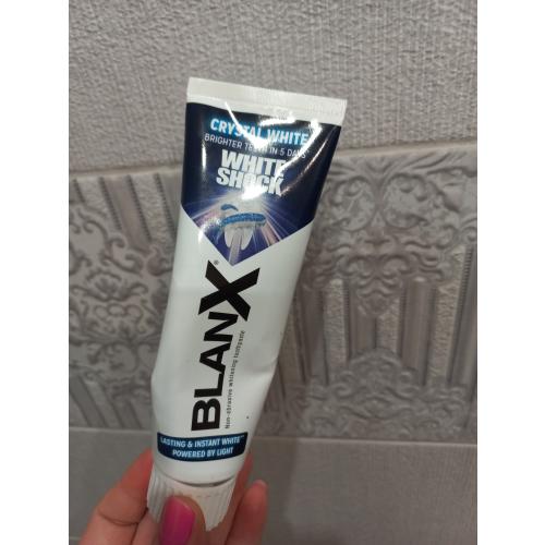 BlanX White Shock Brilliant Enamel (Wybielająca pasta do zębów (nowa wersja)) - opinie | zdjęcie do recenzji od giulia92