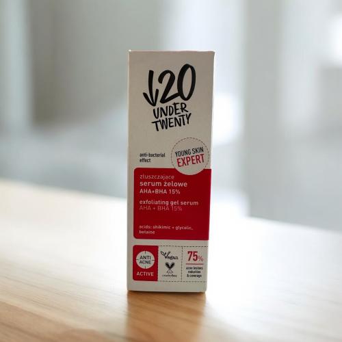 Under Twenty Złuszczające serum żelowe AHA+BHA 15% - opinie | zdjęcie do recenzji od diosa1nefretete - 1