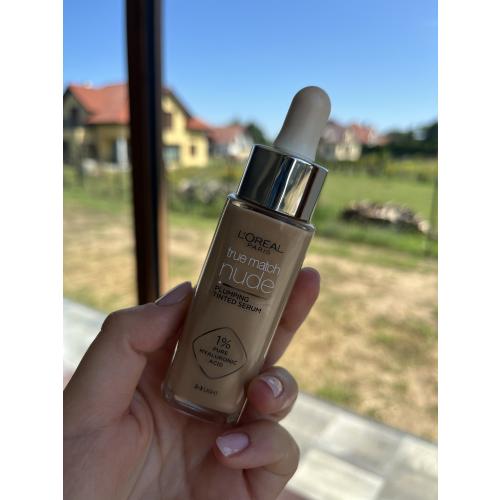 L'Oreal Paris True Match, Nude Plumping Tinted Serum Foundation (Podkład - serum z 1% kwasem hialuronowym) - opinie | zdjęcie do recenzji od Niesubordynowana - 1