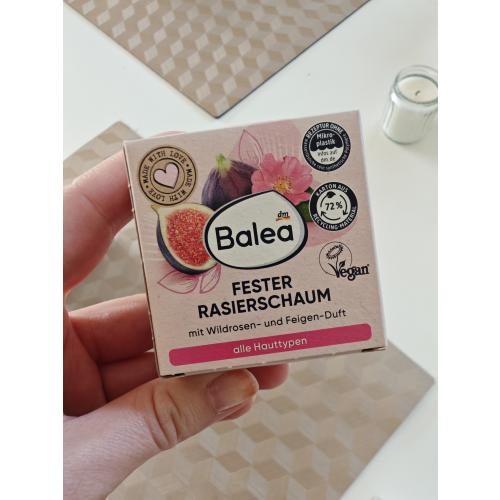 Balea Shave Foam in Bar with Wild Rose & Fig Extract (Pianka do golenia w kostce z ekstraktem z dzikiej róży i figi) - opinie | zdjęcie do recenzji od DianaArtsewing
