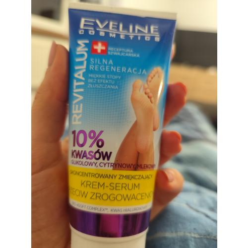 Eveline Cosmetics Revitalum, Skoncentrowany zmiękczający krem- serum przeciw zrogowaceniom 10% kwasów - opinie | zdjęcie do recenzji od Aleksandra98xd
