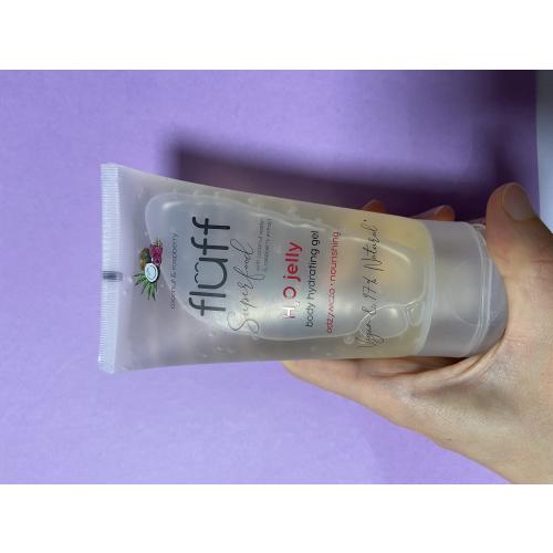 Fluff Superfood, H2O Jelly Body Hydrating Gel (Odżywcza woda żelowa `Kokos i malina`) - opinie | zdjęcie do recenzji od Beauty_pasja
