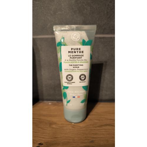 Yves Rocher Pure Menthe, Le Gommage Purifiant (Oczyszczający peeling do twarzy) - opinie | zdjęcie do recenzji od wideopenshut