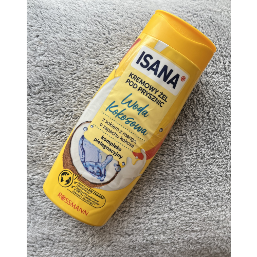 Isana Coconut Water mit Mangosaft und Kokos- Duft Cremedusche (Kremowy żel pod prysznic z wodą kokosową i sokiem z mango) - opinie | zdjęcie do recenzji od 636c9dfd873be7969b6002e34caa9130a733f4a6_6709adf669495