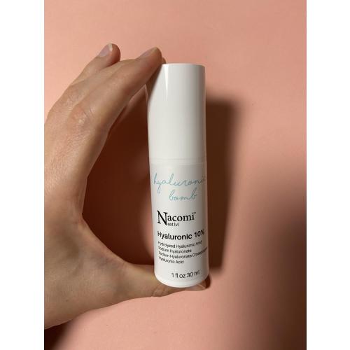 Nacomi Next Lvl, Hyaluronic Bomb Hyaluronic 10% (Serum z kwasem hialuronowym 10%) - opinie | zdjęcie do recenzji od Alinatestuje