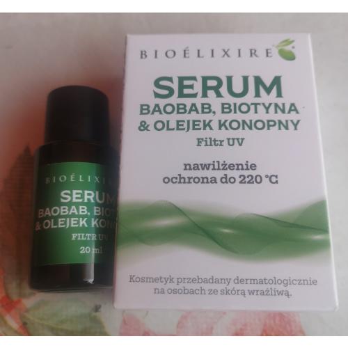 Bioelixire Serum do włosów `Baobab, biotyna & olejek konopny` (nowa wersja) - opinie | zdjęcie do recenzji od Barbra61