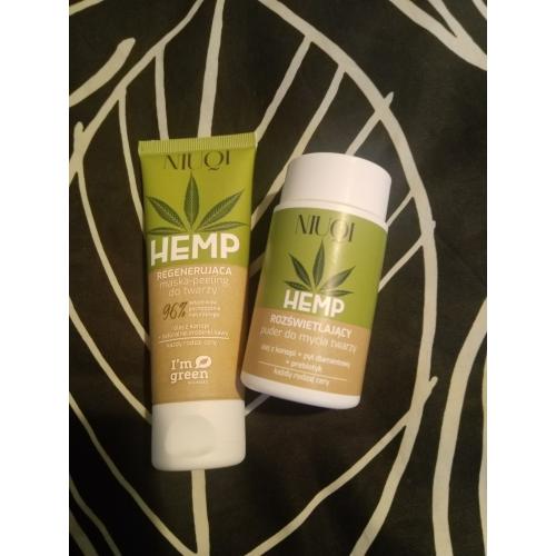 Niuqi Hemp, Regenerująca maska - peeling do twarzy - opinie | zdjęcie do recenzji od Owocowysad - 1