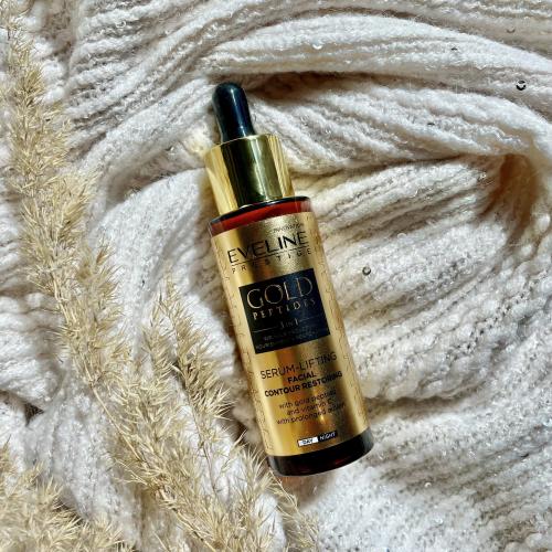 Eveline Cosmetics Gold Peptides, Serum lifting przywracające kontur twarzy - opinie | zdjęcie do recenzji od Crystal1994 - 1