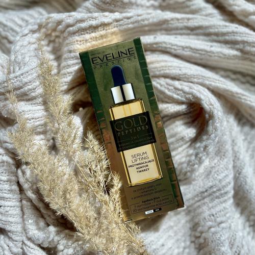 Eveline Cosmetics Gold Peptides, Serum lifting przywracające kontur twarzy - opinie | zdjęcie do recenzji od Crystal1994 - 2