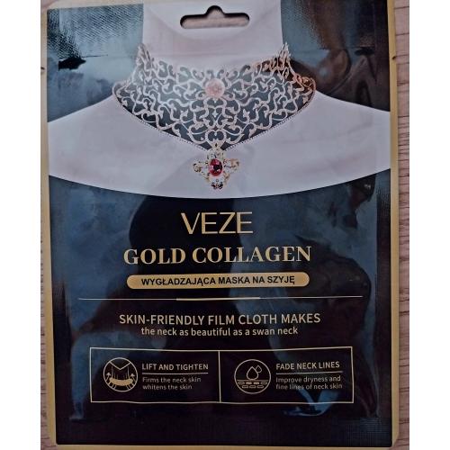 Venzen Veze, Gold Collagen Neck Mask (Wygładzająca maska na szyję) - opinie | zdjęcie do recenzji od Smerfeta83 - 2