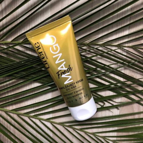 Lirene Dermoprogram Body & Mind, Nawilżający krem do rąk `Fresh Mango` - opinie | zdjęcie do recenzji od Crystal1994