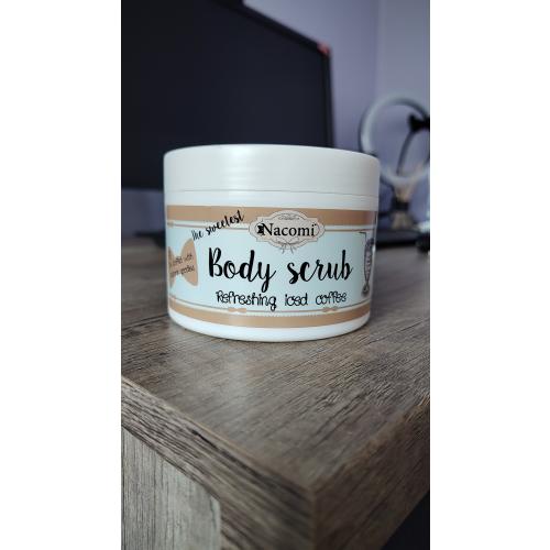 Nacomi Naturalny peeling do ciała - Odświeżająca mrożona kawa - opinie | zdjęcie do recenzji od joaska1992