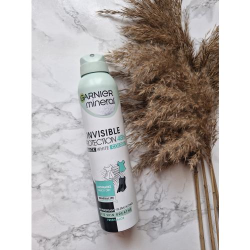 Garnier Mineral, Invisible Protection 48h Fresh Aloe  Antiperspirant Spray (Antyperspirant w sprayu) - opinie | zdjęcie do recenzji od Tinaaa1987