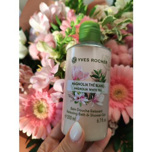 Yves Rocher Les Plaisirs, Bain Douche Energisant A La Peche & A l'Anis Etoile (Kremowy żel pod prysznic `Magnolia i biała herbata`) - opinie | zdjęcie do recenzji od eliza461