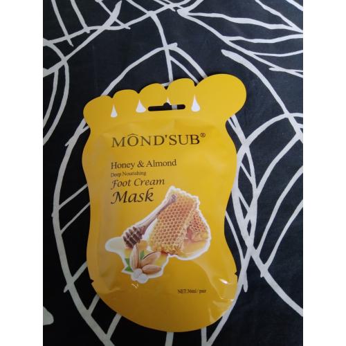 Mond'Sub Honey & Almond, Deep Nourishing Foot Cream Mask (Miód i Migdały,Odżywcza  maska do stóp) - opinie | zdjęcie do recenzji od Owocowysad - 1