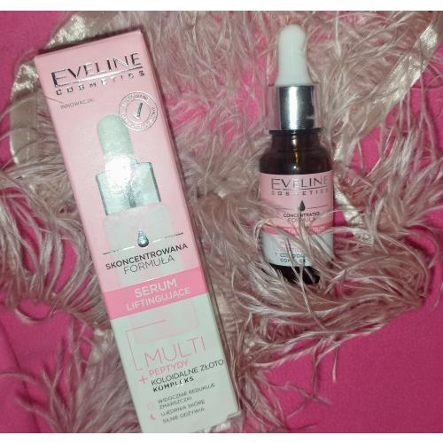 Eveline Cosmetics Skoncentrowana Formuła, Serum multi peptydy + koloidalne złoto `Lifting` - opinie | zdjęcie do recenzji od SandriQ
