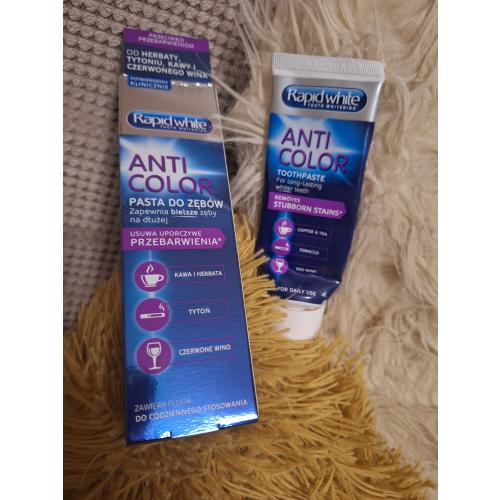 Rapid White Anti Color Toothpaste (Pasta do zębów usuwająca przebarwienia) - opinie | zdjęcie do recenzji od Narcyz90