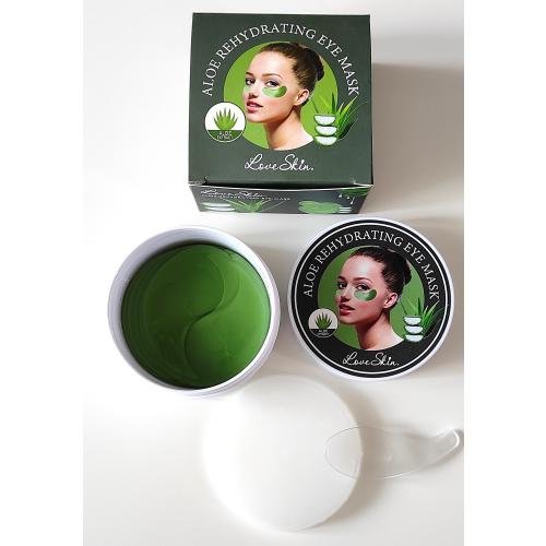 Love Skin Aloe Rehydrating Eye Mask (Płatki pod oczy hydrożelowe z aloesem) - opinie | zdjęcie do recenzji od NuitDeTubereuse - 1