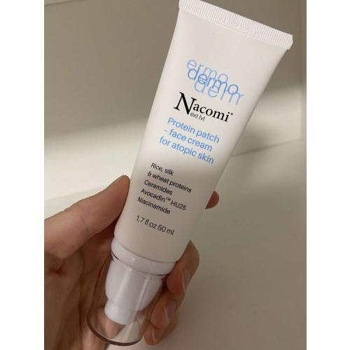 Nacomi Next Lvl.Dermo, Protein Patch Face Cream for Atopic Skin (Proteinowy plaster-krem do skóry atopowej) - opinie | zdjęcie do recenzji od Alinatestuje
