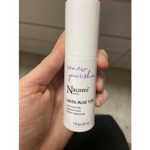 Nacomi Next Lvl, Renew Your Skin, Lactic Acid 10% (Serum do twarzy z 10% kwasem mlekowym) - opinie | zdjęcie do recenzji od Alinatestuje