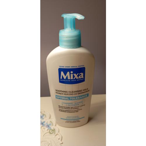 Mixa Optimal Tolerance, Thermal Water & licerin, Shooting Cleansing Milk (Kojące mleczko do demakijażu) - opinie | zdjęcie do recenzji od dziewczynazrosssmanna - 1