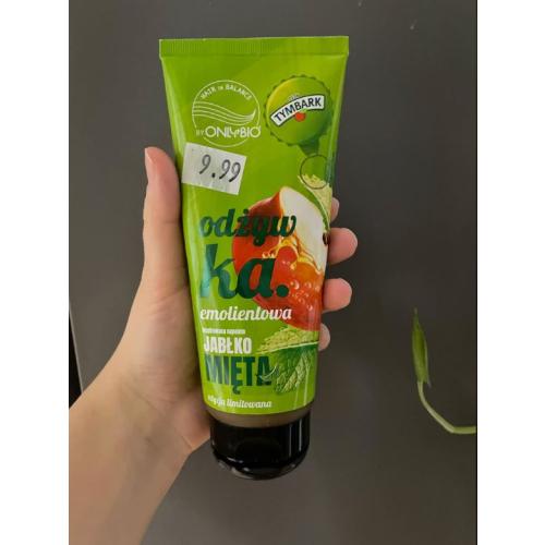OnlyBio OnlyBio x Tymbark, Hair In Balance, Jabłko - Mięta, Odżywka emolientowa - opinie | zdjęcie do recenzji od Kasiennka2501