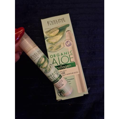 Eveline Cosmetics Organic Aloe + Collagen, Nawilżający roll-on modelujący kontur oczu - opinie | zdjęcie do recenzji od Gabsonik123