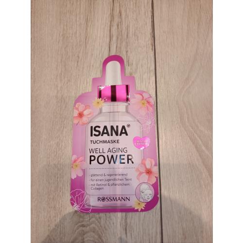 Isana Well Aging Power, Sheet Mask (Maska w płachcie) - opinie | zdjęcie do recenzji od LandOfBliss