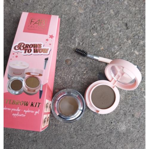 Fab Factory Brows To Wow, Eyebrow Kit (Zestaw do makijażu  brwi) - opinie | zdjęcie do recenzji od Smerfeta83 - 4