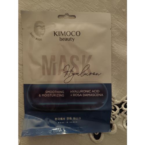 Kimoco Beauty Hyaluron Mask (Wygładzająco-nawilżająca maska w płachcie) - opinie | zdjęcie do recenzji od clareblondi - 1