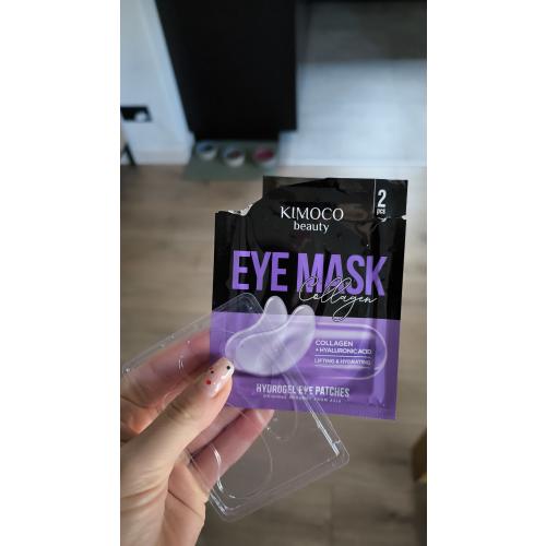 Kimoco Beauty Hydrogel Eye Patch Collagen & Hialuronic Acid (Hydrożelowe płatki pod oczy liftingująco-nawilżające) - opinie | zdjęcie do recenzji od wideopenshut