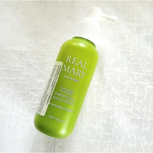 Rated Green Real Mary, Cold Brew Rosemary Energizing Scalp Spray (Pobudzający spray do skóry głowy) - opinie | zdjęcie do recenzji od Iwona_C