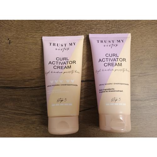 Trust My Sister Curl Activator Cream (Krem do stylizacji włosów kręconych) - opinie | zdjęcie do recenzji od Martusia_B