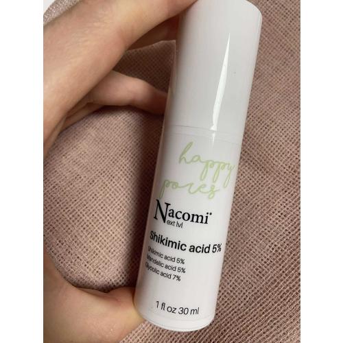 Nacomi Next Lvl, Happy Pores Shikimic Acid 5% (Kwas szikimowy 5%) - opinie | zdjęcie do recenzji od krolowazywiecka