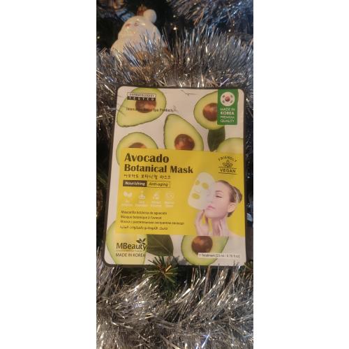 MBeauty Avocado Botanical Mask (Odżywcza i odmładzająca maska z awokado na płachcie) - opinie | zdjęcie do recenzji od IzaObarska
