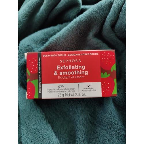 Sephora Collection, Exfoliating & Smoothing, Solid Body Scrub (Oczyszczająco-złuszczający peeling do ciała w kostce) - opinie | zdjęcie do recenzji od AgaB1998 - 1