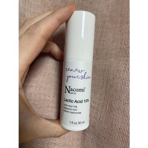 Nacomi Next Lvl, Renew Your Skin, Lactic Acid 10% (Serum do twarzy z 10% kwasem mlekowym) - opinie | zdjęcie do recenzji od krolowazywiecka