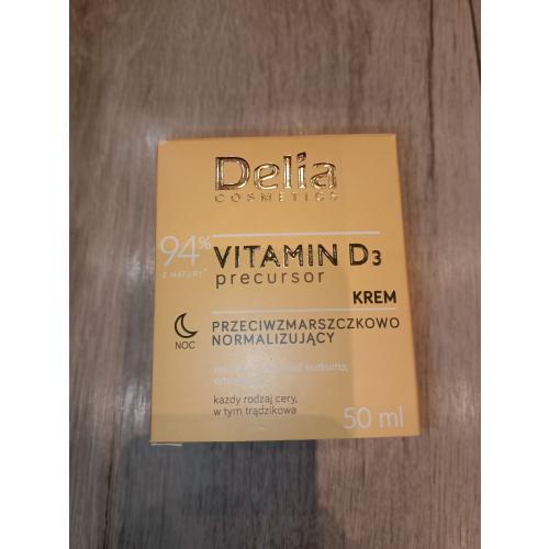 Delia Vitamin D3 Precursor, Krem przeciwzmarszczkowo-normalizujący na noc - opinie | zdjęcie do recenzji od LandOfBliss