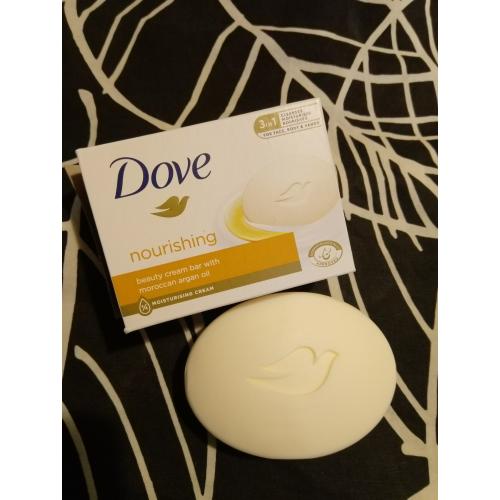 Dove Nourishing Beauty, Cream Bar with Argain Oil 3 in 1 (Odżywcza kremowa kostka myjąca z olejem arganowym) - opinie | zdjęcie do recenzji od Owocowysad