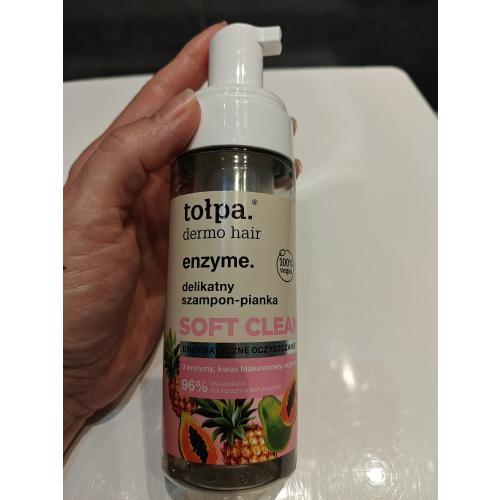 Tołpa Dermo Hair, Enzyme, Delikatny szampon-pianka `Soft Clean` - opinie | zdjęcie do recenzji od MarcelinaKasandra
