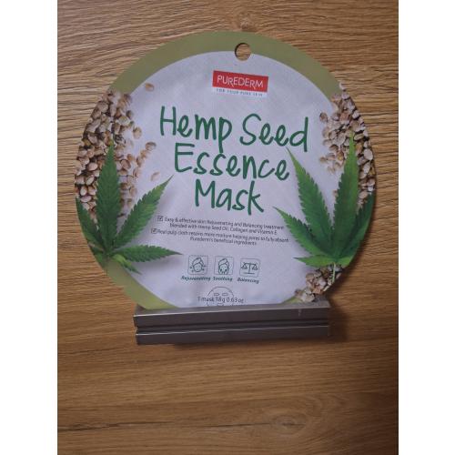 Purederm Hemp Seed ,Essence Mask (Konopie, Maseczka do twarzy w płachcie) - opinie | zdjęcie do recenzji od Narcyz90