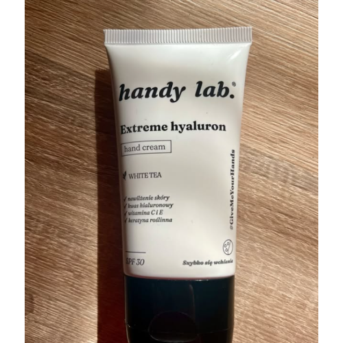 Handy Lab Hand Cream Extreme Hyaluron & SPF30 (Krem do rąk) - opinie | zdjęcie do recenzji od Formulixir