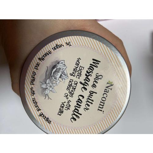 Nacomi Shea Butter Massage Candle 'Oriental Scent of Moroccan Spices' (Świeczka do masażu z masłem shea) - opinie | zdjęcie do recenzji od Beauty_pasja