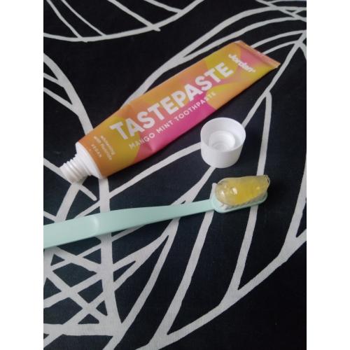 Jordan TastePaste, Toothpaste Mango & Mint (Pasta do zębów `Mango - mięta`) - opinie | zdjęcie do recenzji od Owocowysad - 2