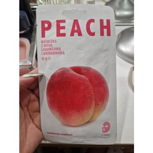 CNF Cosmetics Peach Iceland Glacial Water Sheet Mask (Nawilżająca maseczka `Woda lodowcowa z brzoskwiną`) - opinie | zdjęcie do recenzji od Gabsonik123
